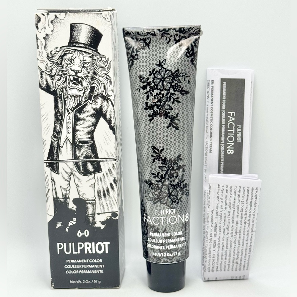 Pul Riot Permanent Hair Color 6-0 Natural - 2 oz.